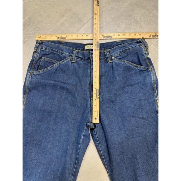 Blue Mountain Fleece Lined Carpenter Jeans Men’s 40x30 Workwear Straight - Picture 6 of 10